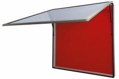 Gablota na sztandar z siłownikiem