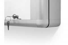 Gablota na sztandar z siłownikiem