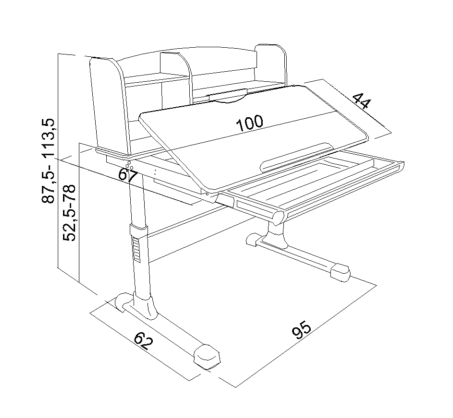 Andy biurko dla ucznia 