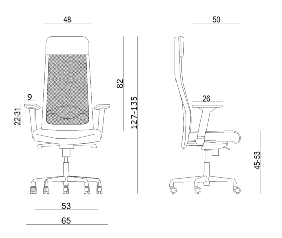 Fotel ergonomiczny ARES MESH Unique
