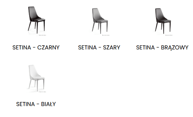 Setina 1 krzesło konferencyjne tapicerowane Unique