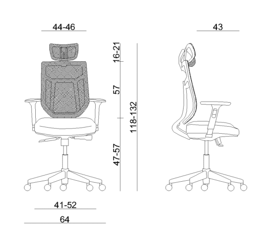 Vista fotel ergonomiczny Unique