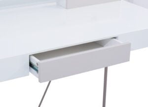 Biurko białe z nadstawką Grace Unique