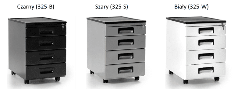 KONTENER szafka metalowa biurowa 325 Unique